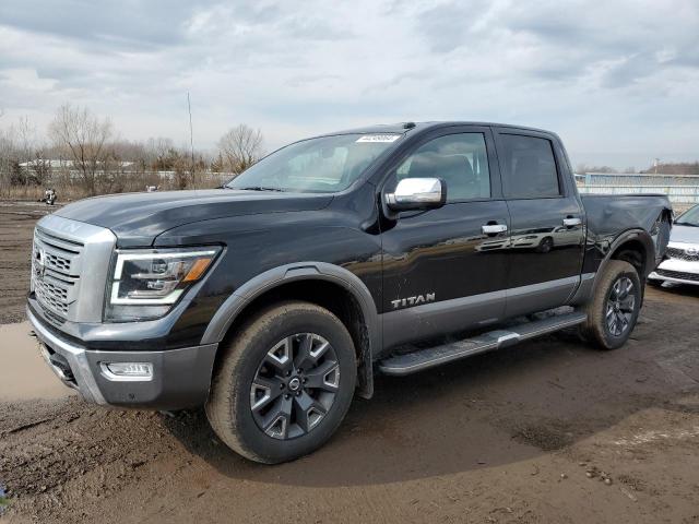 1N6AA1ED6MN520616 - 2021 NISSAN TITAN SV BLACK photo 1