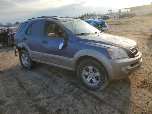 KNDJD733X65577945 - 2006 KIA SORENTO EX BLUE photo 4