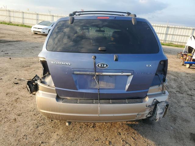 KNDJD733X65577945 - 2006 KIA SORENTO EX BLUE photo 6