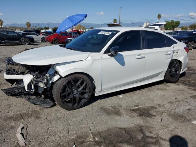 2HGFE2F52NH538598 - 2022 HONDA CIVIC SPORT WHITE photo 1