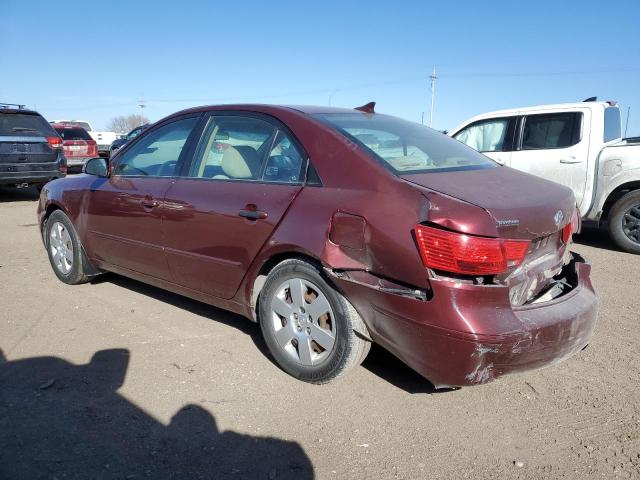 5NPET46CX9H553793 - 2009 HYUNDAI SONATA GLS MAROON photo 2