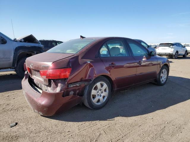 5NPET46CX9H553793 - 2009 HYUNDAI SONATA GLS MAROON photo 3