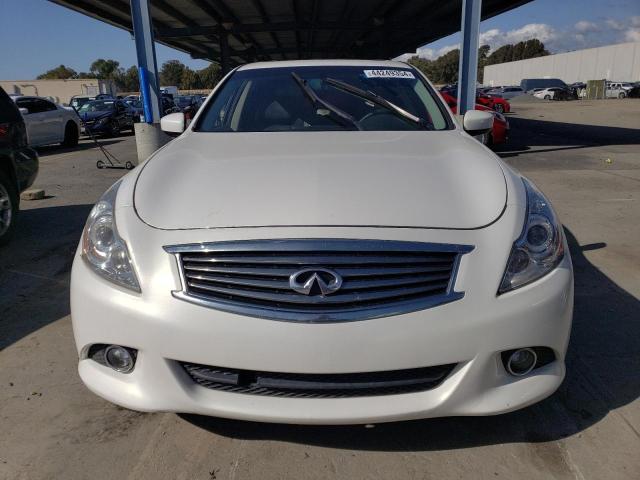 JN1CV6AP7DM714576 - 2013 INFINITI G37 BASE WHITE photo 5