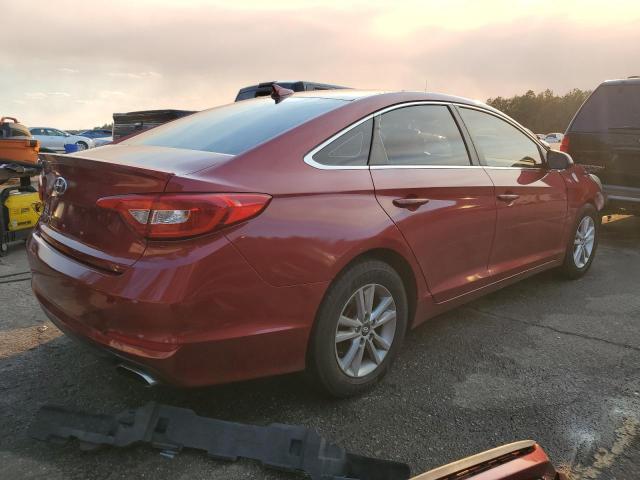 5NPE24AF0FH132553 - 2015 HYUNDAI SONATA SE RED photo 3