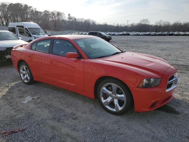 2C3CDXCT4EH256505 - 2014 DODGE CHARGER R/T RED photo 4