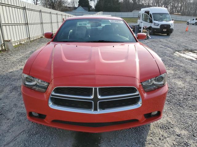 2C3CDXCT4EH256505 - 2014 DODGE CHARGER R/T RED photo 5