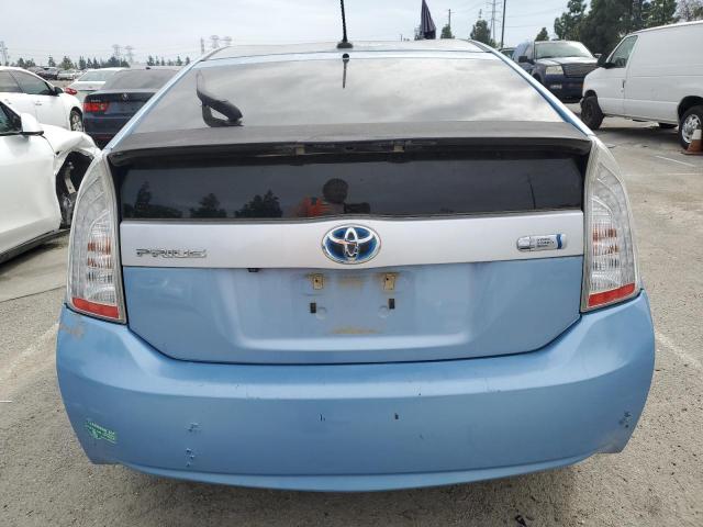 JTDKN3DP1E3059874 - 2014 TOYOTA PRIUS PLUG BLUE photo 6