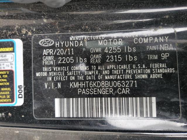 KMHHT6KD8BU063271 - 2011 HYUNDAI GENESIS CO 2.0T BLACK photo 13