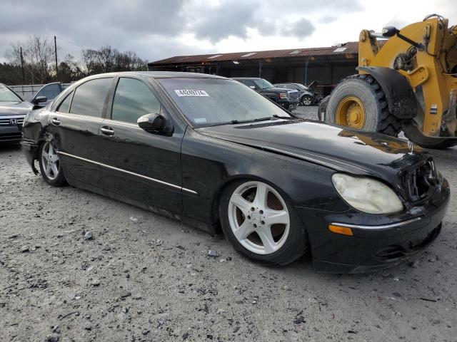 WDBNG70J94A400348 - 2004 MERCEDES-BENZ S-CLASS 430 BLACK photo 4