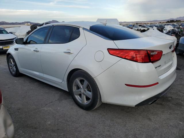 5XXGM4A76FG519776 - 2015 KIA OPTIMA LX WHITE photo 2