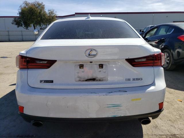 JTHBF1D28F5081820 - 2015 LEXUS IS 250 WHITE photo 6