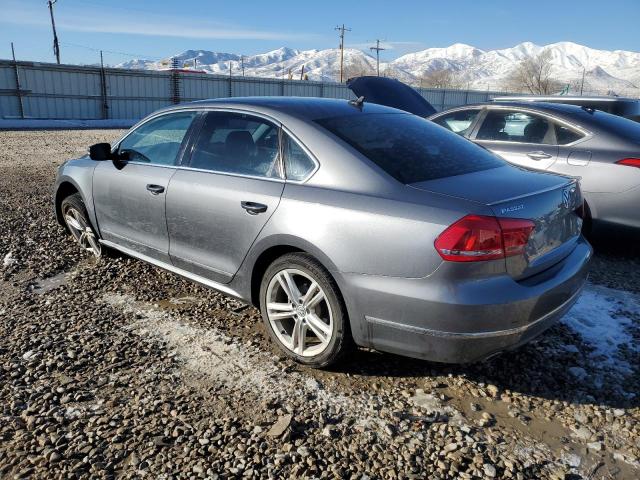 1VWCN7A33DC037996 - 2013 VOLKSWAGEN PASSAT SEL GRAY photo 2