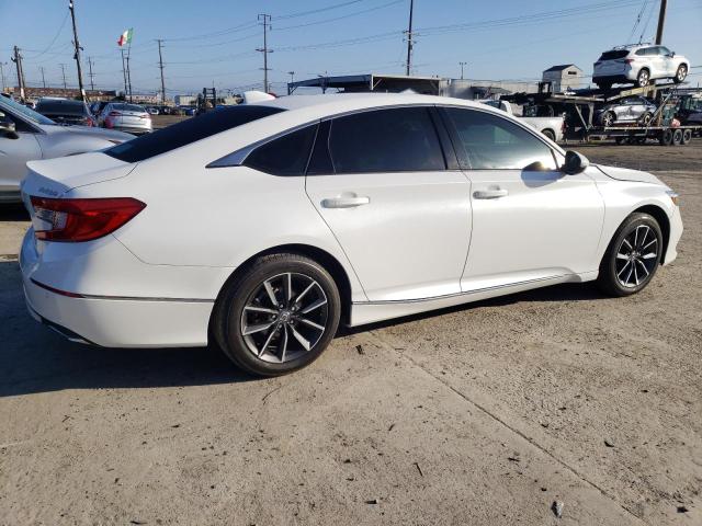 1HGCV1F57NA011670 - 2022 HONDA ACCORD EXL WHITE photo 3