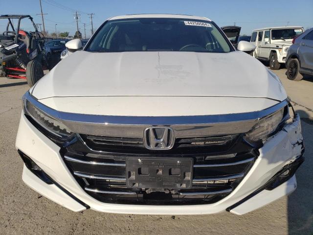 1HGCV1F57NA011670 - 2022 HONDA ACCORD EXL WHITE photo 5