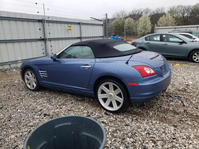 1C3AN65L16X062054 - 2006 CHRYSLER CROSSFIRE LIMITED BLUE photo 2