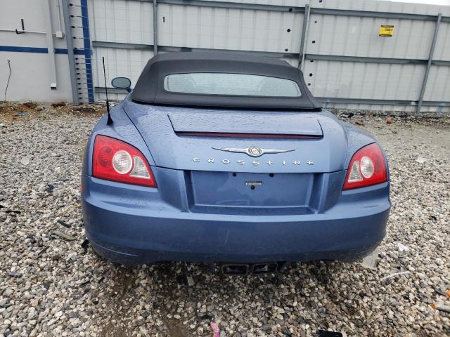 1C3AN65L16X062054 - 2006 CHRYSLER CROSSFIRE LIMITED BLUE photo 6