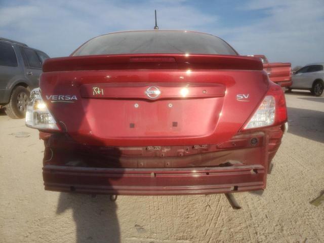 3N1CN7AP0JL835798 - 2018 NISSAN VERSA S RED photo 6