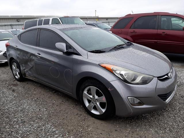 KMHDH4AE1CU433167 - 2012 HYUNDAI ELANTRA GLS GRAY photo 4