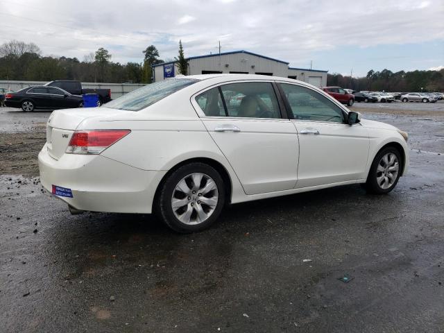 5KBCP36889B502195 - 2009 HONDA ACCORD EXL WHITE photo 3