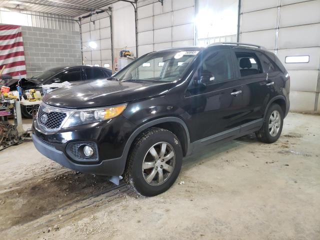 5XYKT4A16BG146723 - 2011 KIA SORENTO BASE BLACK photo 1