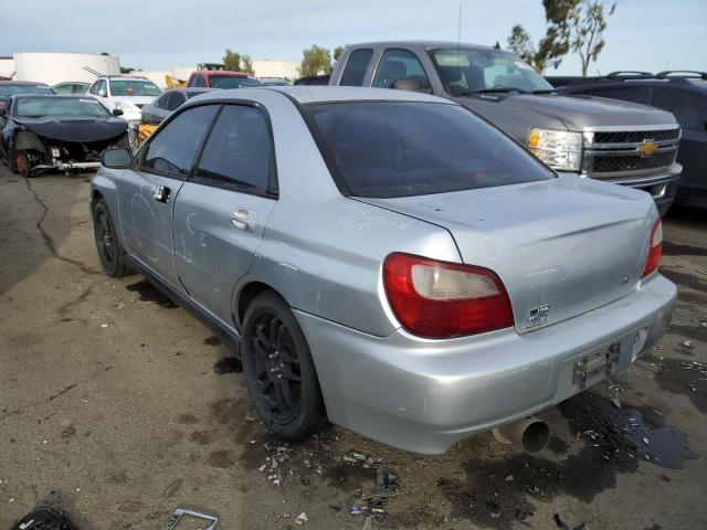 JF1GD29682G520713 - 2002 SUBARU IMPREZA WRX SILVER photo 2