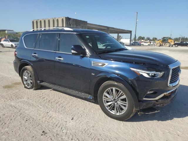 JN8AZ2NF6K9686518 - 2019 INFINITI QX80 LUXE BLUE photo 4