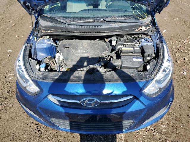 KMHCT4AE1HU199842 - 2017 HYUNDAI ACCENT SE BLUE photo 11