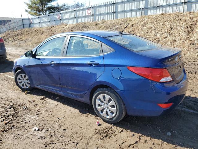 KMHCT4AE1HU199842 - 2017 HYUNDAI ACCENT SE BLUE photo 2