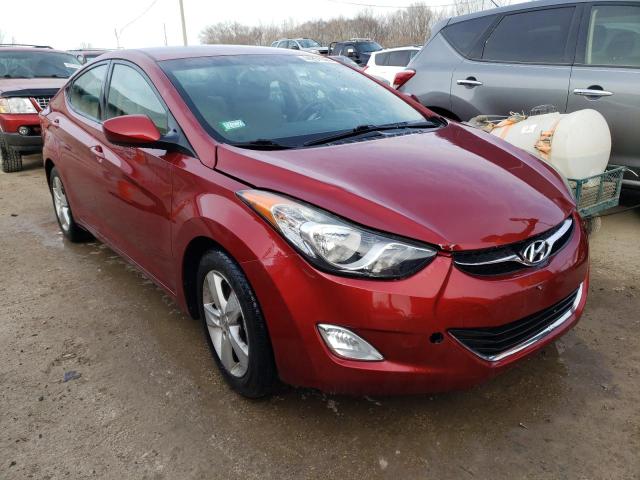 5NPDH4AE6DH291267 - 2013 HYUNDAI ELANTRA GLS MAROON photo 4