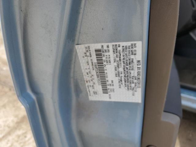 1FAHP35N38W195515 - 2008 FORD FOCUS SE BLUE photo 12