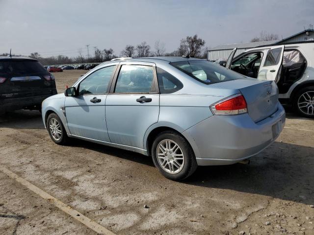 1FAHP35N38W195515 - 2008 FORD FOCUS SE BLUE photo 2