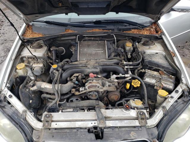 4S3BL686356218045 - 2005 SUBARU LEGACY GT SILVER photo 11