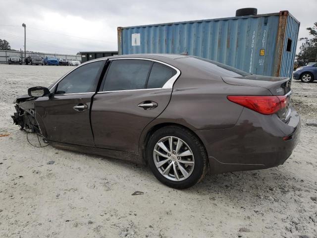 JN1BV7AR6EM693014 - 2014 INFINITI Q50 BASE BROWN photo 2