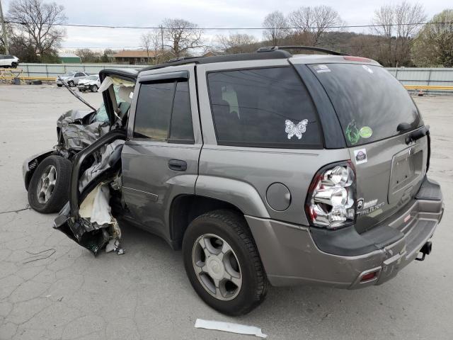 1GNDS13S682155982 - 2008 CHEVROLET TRAILBLAZE LS GRAY photo 2