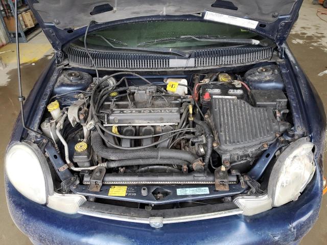 1B3ES46C1YD772182 - 2000 DODGE NEON BASE BLUE photo 11