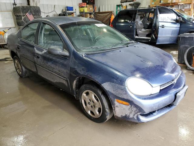 1B3ES46C1YD772182 - 2000 DODGE NEON BASE BLUE photo 4