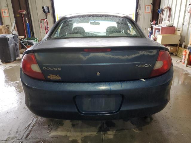 1B3ES46C1YD772182 - 2000 DODGE NEON BASE BLUE photo 6