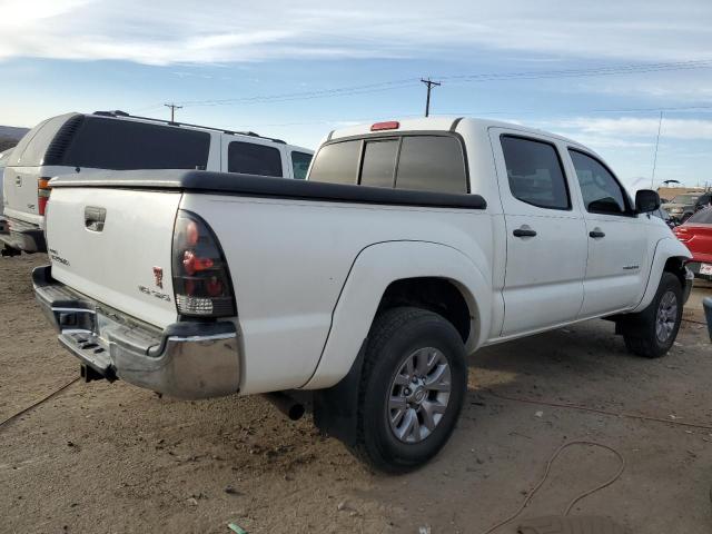 5TELU42N76Z165179 - 2006 TOYOTA TACOMA DOUBLE CAB WHITE photo 3