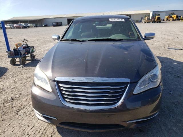 1C3CCBCGXEN179607 - 2014 CHRYSLER 200 LIMITED GRAY photo 5