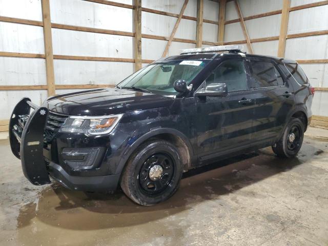 1FM5K8AR5HGA63105 - 2017 FORD EXPLORER POLICE INTERCEPTOR შავი ფოტო 1