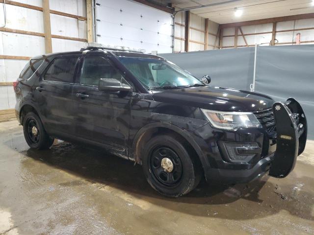 1FM5K8AR5HGA63105 - 2017 FORD EXPLORER POLICE INTERCEPTOR შავი ფოტო 4