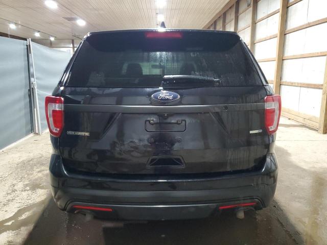 1FM5K8AR5HGA63105 - 2017 FORD EXPLORER POLICE INTERCEPTOR შავი ფოტო 6