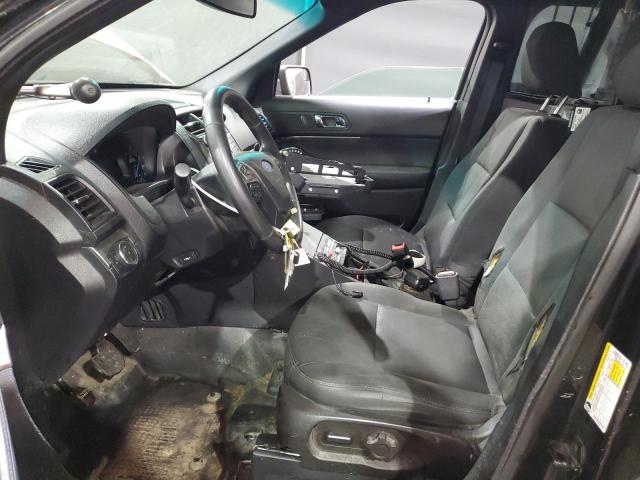 1FM5K8AR5HGA63105 - 2017 FORD EXPLORER POLICE INTERCEPTOR შავი ფოტო 7