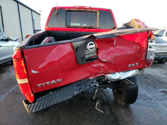 1N6AA07BX5N503423 - 2005 NISSAN TITAN XE RED photo 6