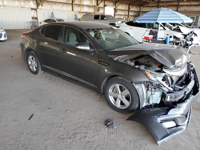 5XXGM4A70FG406244 - 2015 KIA OPTIMA LX GRAY photo 4