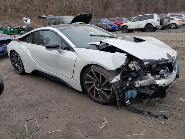 WBY2Z2C54FV391245 - 2015 BMW I8 WHITE photo 4