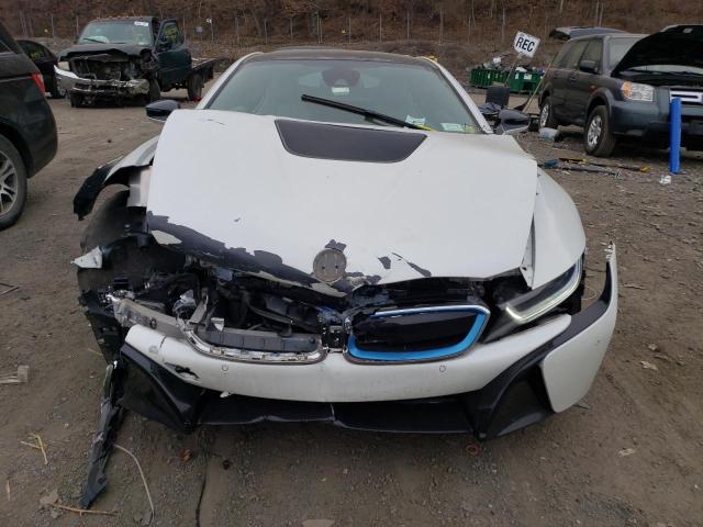 WBY2Z2C54FV391245 - 2015 BMW I8 WHITE photo 5