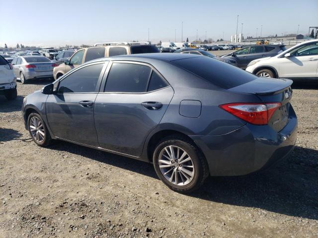 2T1BURHE8EC040485 - 2014 TOYOTA COROLLA L GRAY photo 2