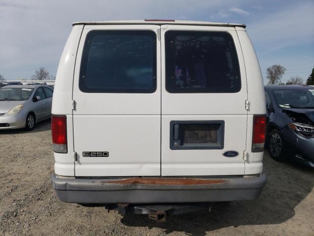 1FTNE24L14HA71125 - 2004 FORD ECONOLINE E250 VAN WHITE photo 6