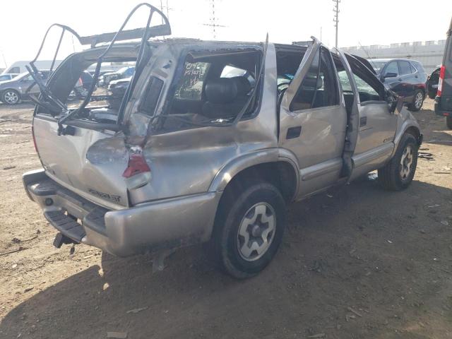 1GNDT13W62K102321 - 2002 CHEVROLET BLAZER BEIGE photo 3